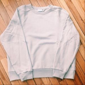 Dries Van Noten Off-White Cropped Sweatshirt